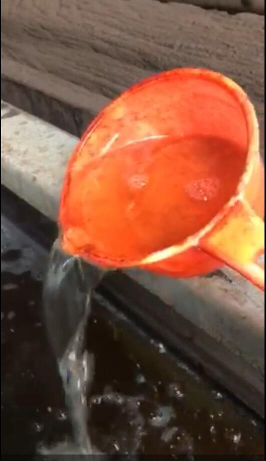 气浮机设备出水，稳定，清澈，不带悬浮物